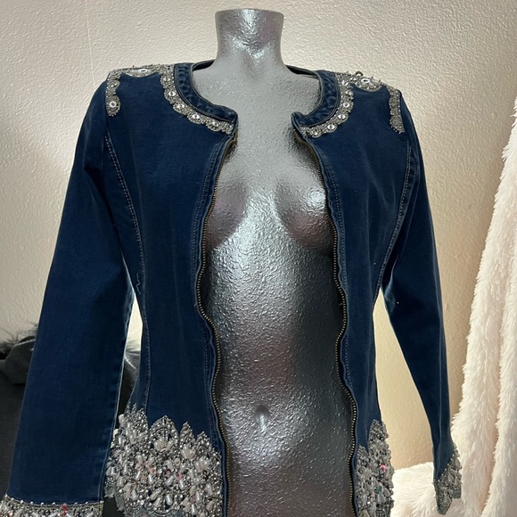 Luxe Moda Jacket Dk. Blue - Picture 5 of 7